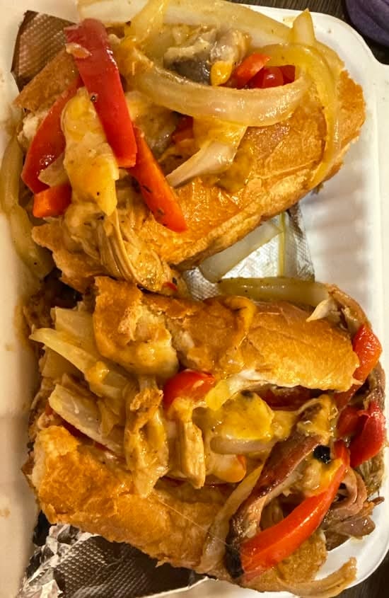 Jerk Chicken Cheesesteak.