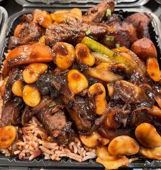 Vegan Oxtail Platter.