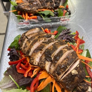 Jerk chicken salad